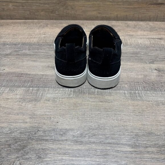 Vionic Kimmie Perforated Black Suede Slip On Sneakers Women's Size 6.5 - Picture 3 of 7